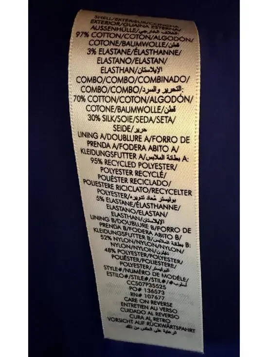 New Alice and Olivia Maryann Floral Tie Shoulder Dress Indigo Multi Sz 10 $440 - Picture 13 of 14